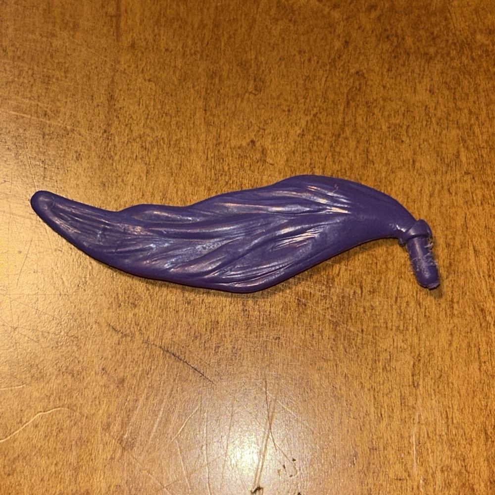Vtg MOTU Night Stalker TAIL horse original 1985 purple vehicle part accessory B2